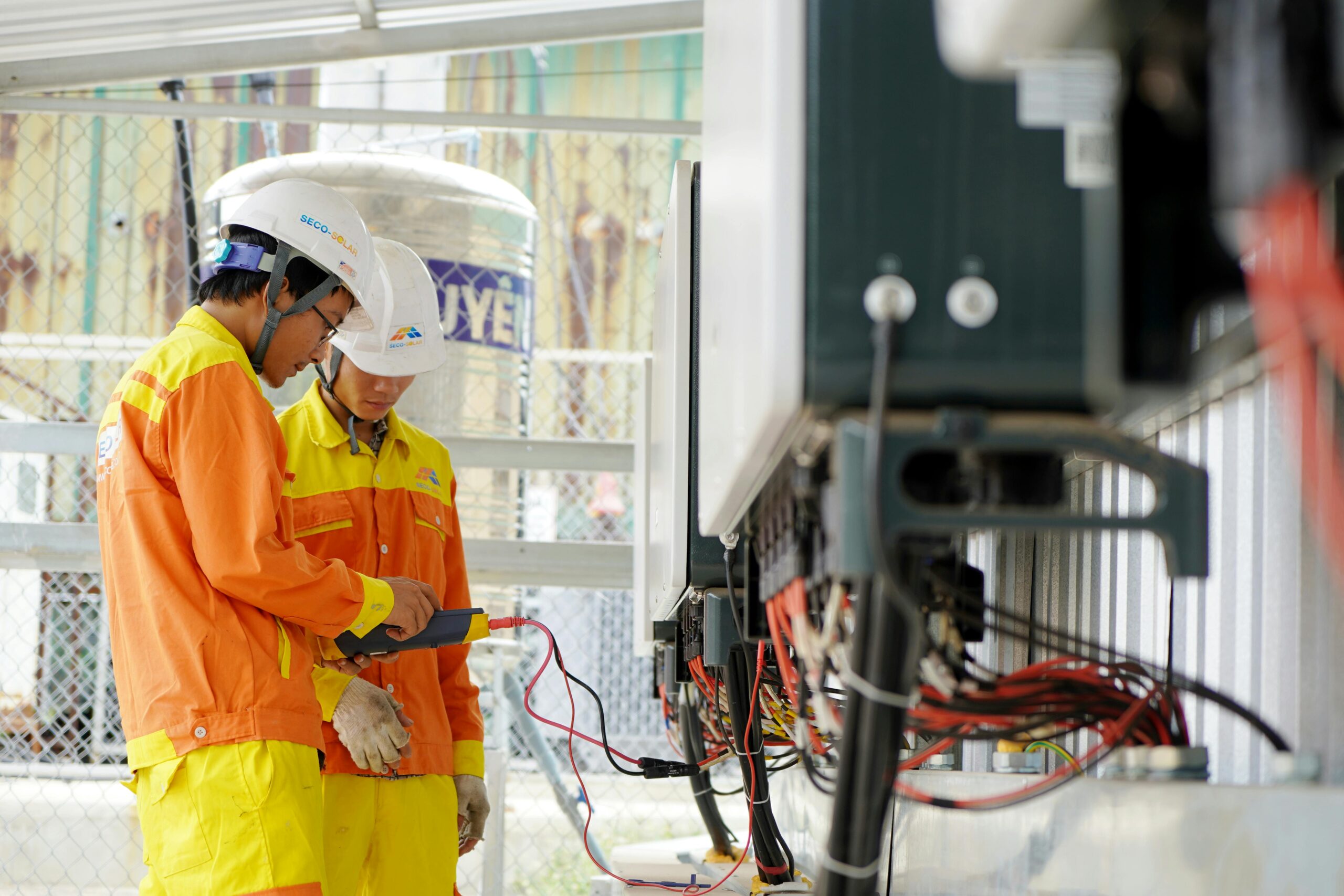 Telecom Engineers at Work